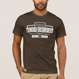 Unisex Historisch West Colfax Bruin T-Shirt