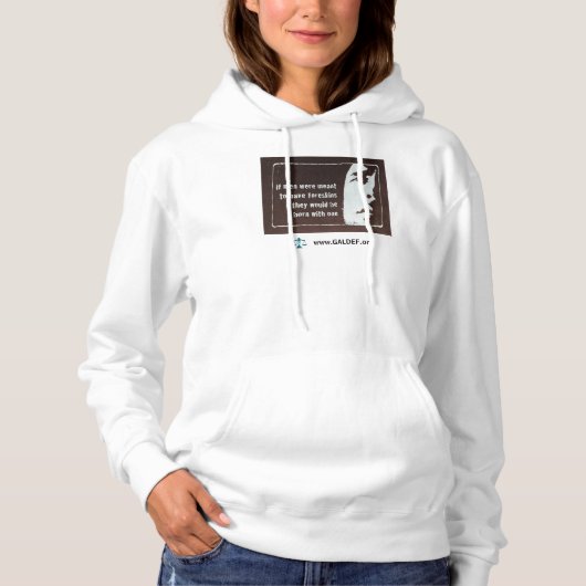 Unisex Hoodie - Als het de bedoeling was om te heb (Voorkant)