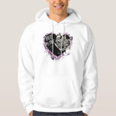 Unisex hoodie with a charming couple design (Voorkant)