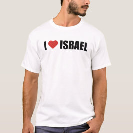 UNISEX, ik hou van Israël, ik hart Israël T-shirt