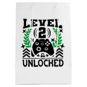 Unisex kinder gamer Verjaardag 2 jaar Medium Cadeauzakje (Achterkant)