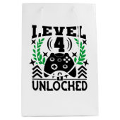 Unisex kinder gamer Verjaardag 4 jaar Medium Cadeauzakje (Voorkant)