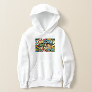 Unisex Kinder Hoodie - Retro Nostalgia Hoodie.