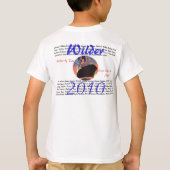 Unisex Kinder T-shirt (Achterkant)