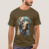 Unisex Labrador Retriever Hondenliefhebbers gesche T-shirt (Voorkant)