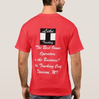 Unisex Like Trucking T-shirt met Logo