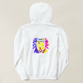 UniSex LK Wise Man Hoodie - Wijsheid Dapper gedrag (Design achterkant)