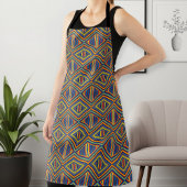 Unisex Long Apron with Unique Pattern  Schort