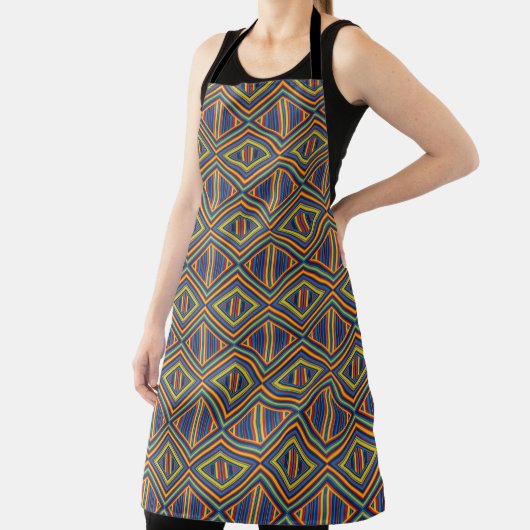 Unisex Long Apron with Unique Pattern Schort (Insitu)