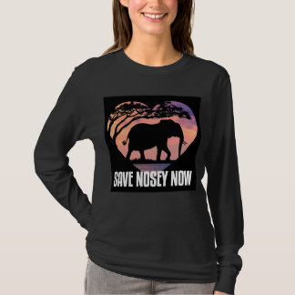 Unisex Long sleeved Save Nosey Now Shirt