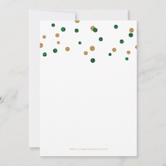 Unisex Lucky One St. Patrick eerste verjaardagsfee Kaart (Achterkant)