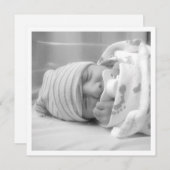 Unisex Minimalist Baby Newborn Announement Aankondiging (Voorkant / Achterkant)