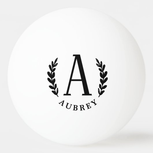 Unisex Monogram Aangepast | Tennis Ball (Voorkant)