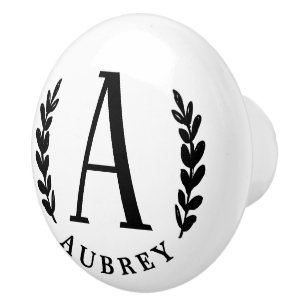 Unisex Monogram   Golf Ball Marker Keramische Knop