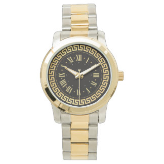 Unisex Monogram Luxe Stijlvol Horloge