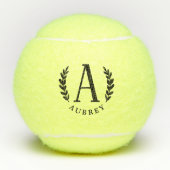 Unisex Monogram Tennis Ball Tennisballen (Voorkant)