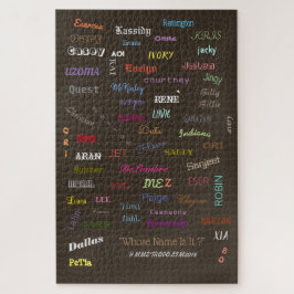 Unisex NAMEN OP T-SHIRTS/artPrints/PUZZELSAlle mat Legpuzzel