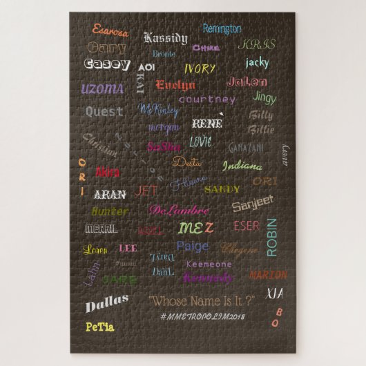 Unisex NAMEN OP T-SHIRTS/artPrints/PUZZELSAlle mat Legpuzzel (Verticaal)