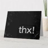 Unisex Newspaper Print Bedankt voor je Typografisc (Voorkant)