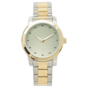 Unisex Oversize Nummers Goud Horloge