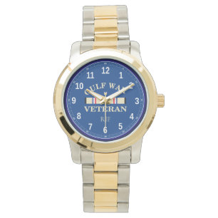 Unisex oversize Two-Tone Bracelet Watch Horloge
