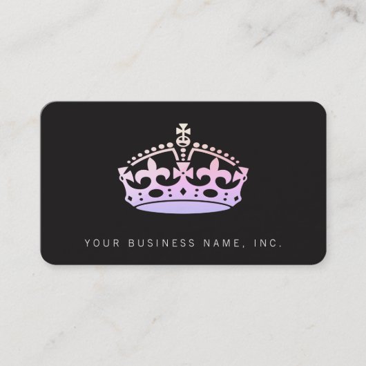 Unisex Palace Salon Jubilee Crown Ipanema Visitekaartje (Voorkant)