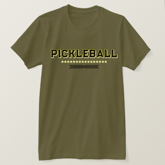 Unisex Pickleball T-shirt (Design voorkant)