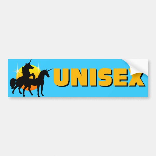 UNISEX -.png Bumpersticker (Voorkant)