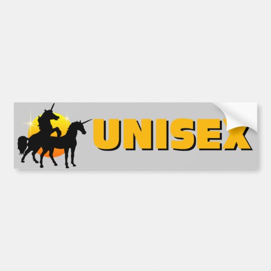 UNISEX -.png Bumpersticker (Voorkant)