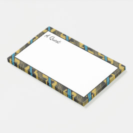 Unisex Post IT Note met Blauwgroen