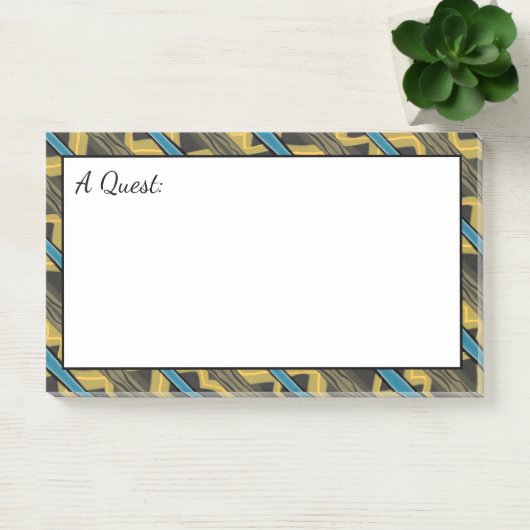 Unisex Post IT Note met Blauwgroen (Kantoor)
