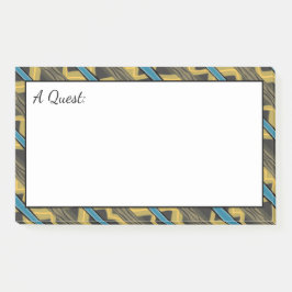 Unisex Post IT Note met Blauwgroen