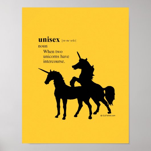 UNISEX POSTER (Voorkant)