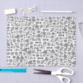Unisex Punctuation Typography Tissue Paper Tissuepapier (Craft)