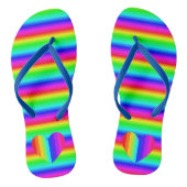 Unisex Rainbow Sandals Teenslippers (Voetbed)
