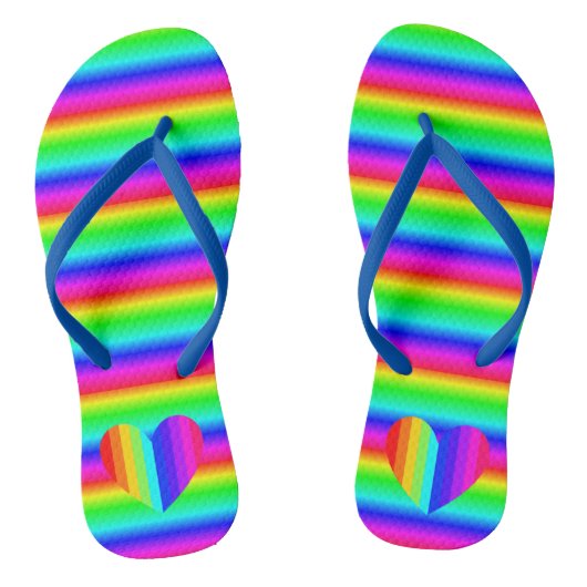 Unisex Rainbow Sandals Teenslippers (Voetbed)