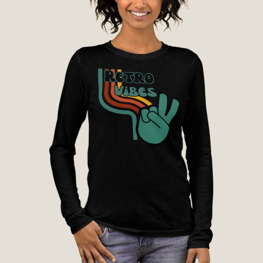 Unisex retro-Shirt Tri-Blend Shirt (Voorkant)