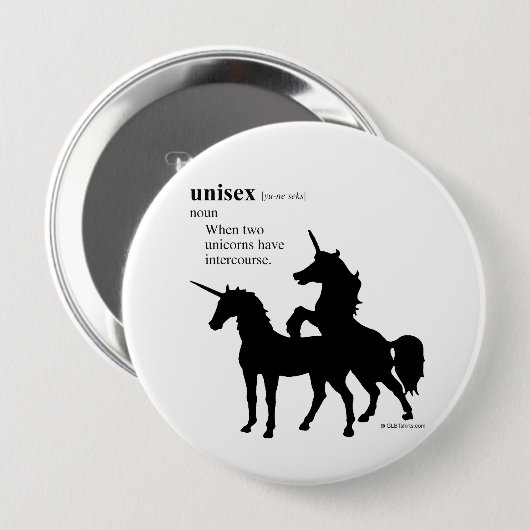 UNISEX RONDE BUTTON 4,0 CM (Voorkant /achterkant)
