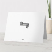 Unisex Sarcastic Gefeliciteerd Wenskaart Kaart (Achterkant)