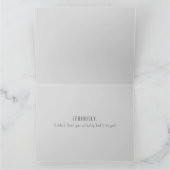 Unisex Sarcastic Gefeliciteerd Wenskaart Kaart (Binnen)