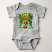 Unisex Schattige Baby Fox Wild Natuur Forest Graph Romper (Voorkant)