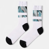 Unisex Sokken Trend Abstracte Blauwe Oceaan (Links)