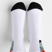 Unisex Sokken Trend Abstracte Blauwe Oceaan (Top)