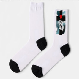 Unisex Sokken Trend Abstracte Blauwe Oceaan