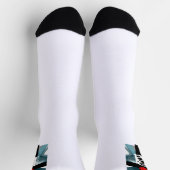 Unisex Sokken Trend Abstracte Blauwe Oceaan (Top)