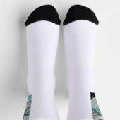 Unisex Sokken Trend Abstracte Blauwe Oceaan (Top)