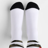 Unisex Sokken Trend Abstracte Kunst Zwart Wit Goud (Top)