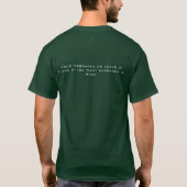 Unisex St patricks day Lucky met berichten T-Shirt (Achterkant)