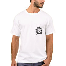 Unisex Supernatural T-shirt met korte mouwen