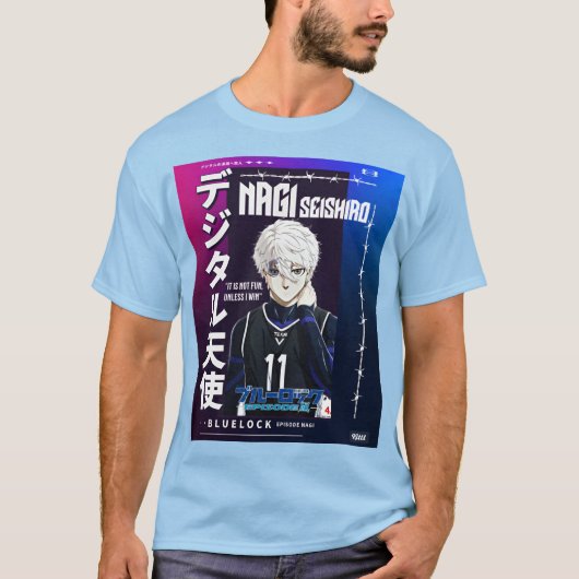 Unisex T-shirt | Bluelock Nagi Seishiro T-shirt (Voorkant)